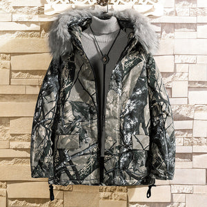 Elevate Your Style with the Hip Hop Camouflage Hooded Coat Jacket