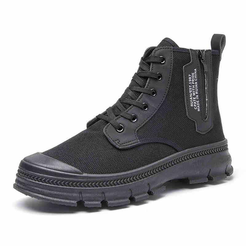 Discover the Ultimate Hiking Companion: Men's Side Zipper High-top Hiking Boots