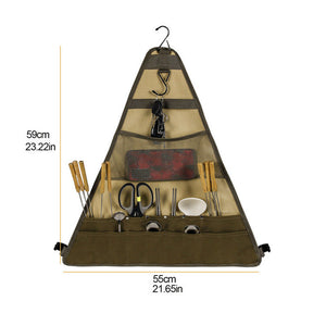 Experience the Great Outdoors with Our Foldable Outdoor Camping Tableware Set