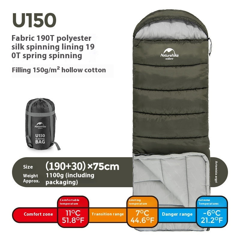 Naturehike Hooded Double Sleeping Bag – Cold-Proof