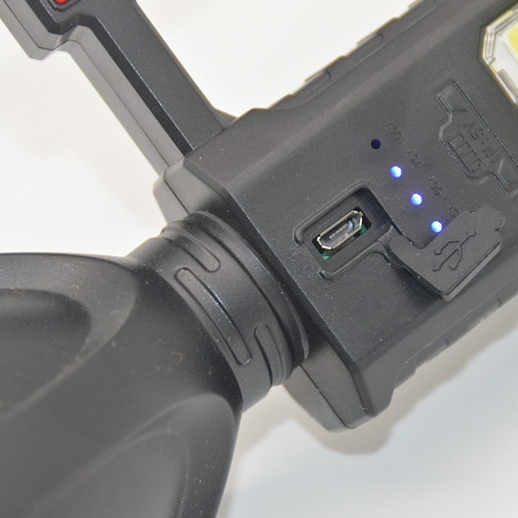 Outdoor Camping COB Flashlight with Bracket
