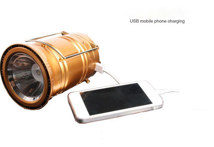 Solar Charging Telescopic Outdoor Camping Lantern
