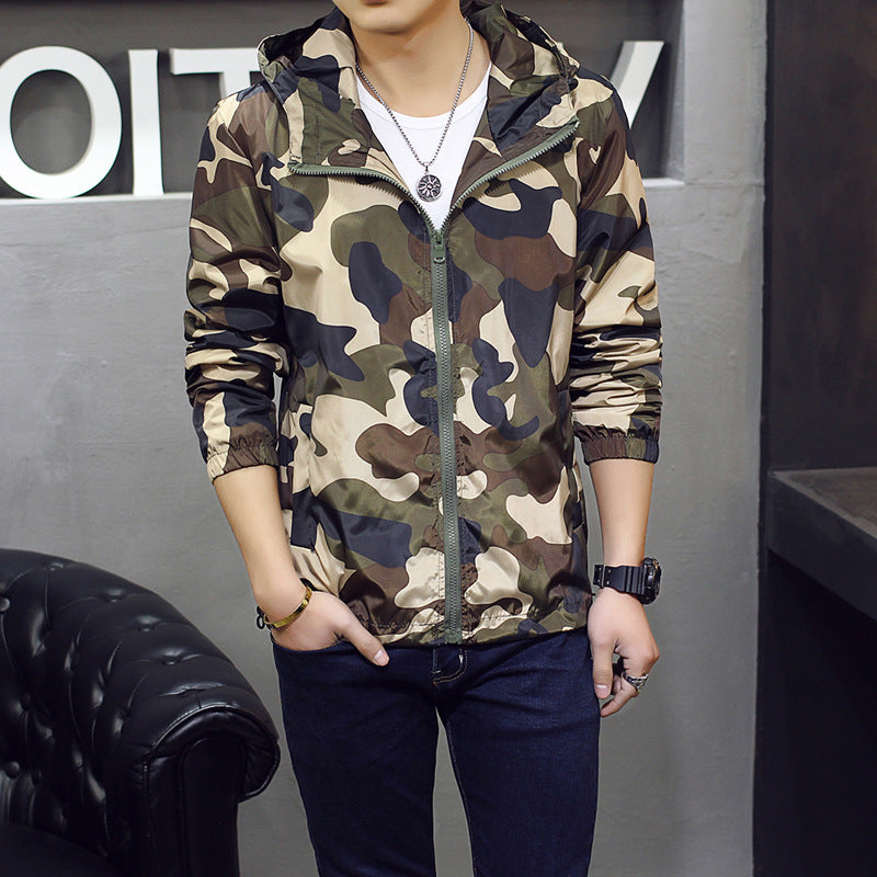 Men’s Slim Camouflage Fashion Jacket