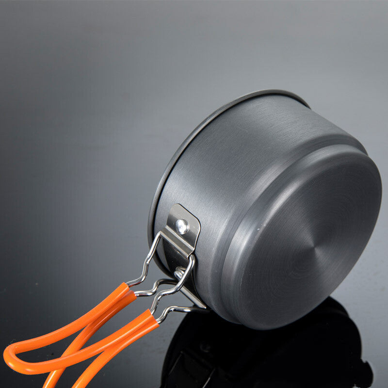 Outdoor Heat-Collecting Camping Single-Pot Set
