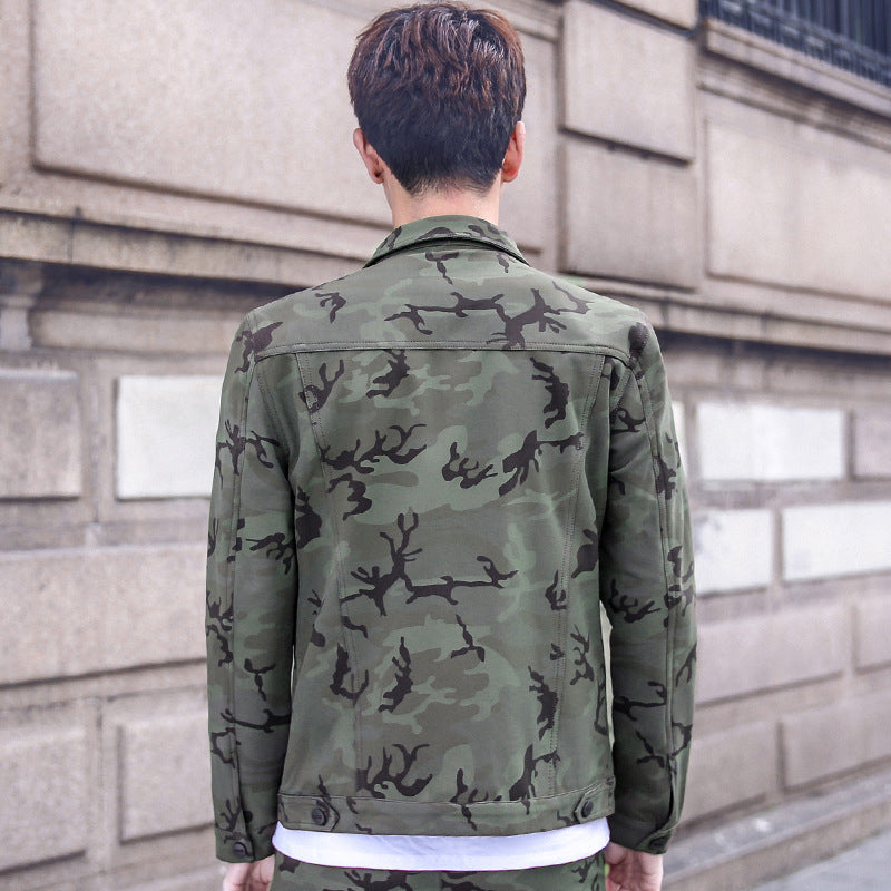 Men’s Camouflage Jacket Outdoor Military Style