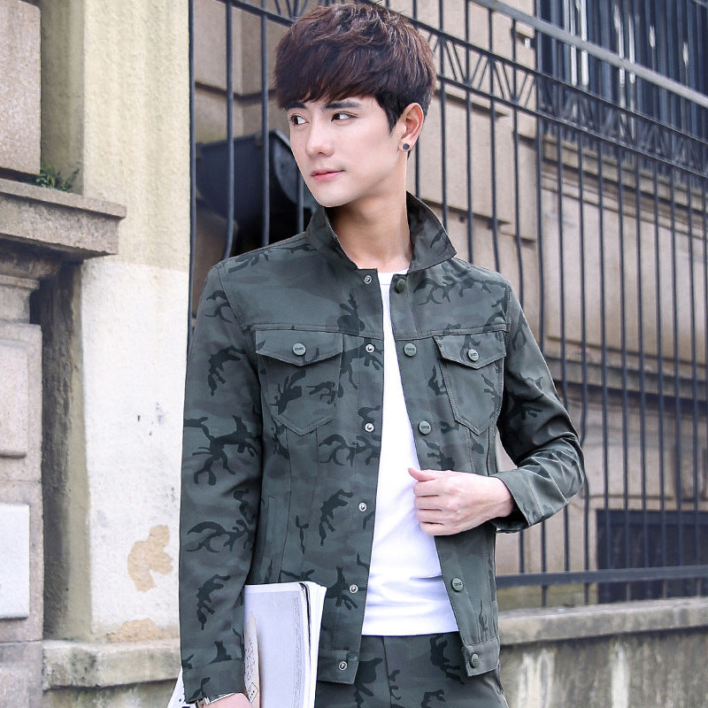 Men’s Camouflage Jacket Outdoor Military Style