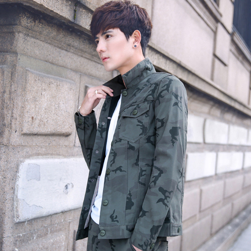 Men’s Camouflage Jacket Outdoor Military Style