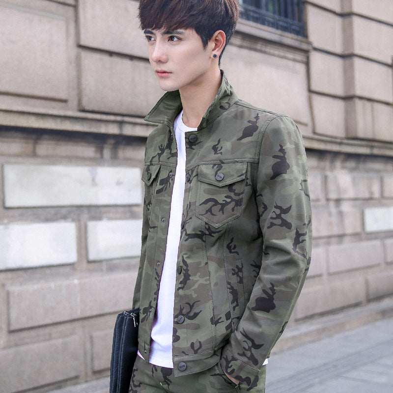 Men’s Camouflage Jacket Outdoor Military Style