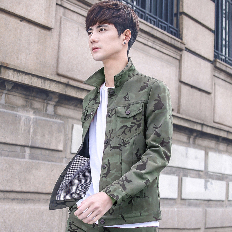 Men’s Camouflage Jacket Outdoor Military Style