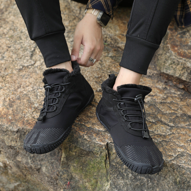 Men’s Winter Waterproof Fleece Hiking Shoes