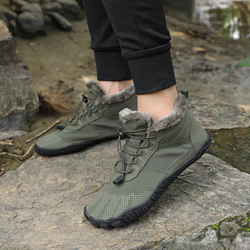 Men’s Winter Waterproof Fleece Hiking Shoes