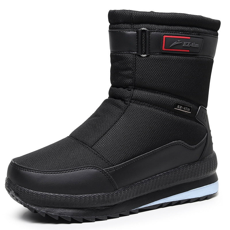 Men’s Waterproof Fleece-Lined Short Snow Boots