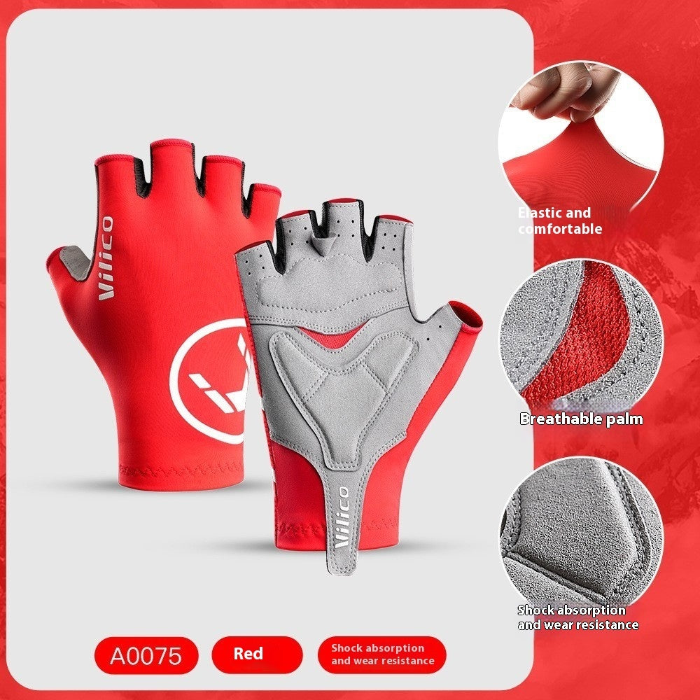 Spring/Summer Mountain Bike Shock-Absorbing Gloves