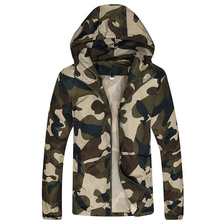 Men’s Slim Camouflage Fashion Jacket