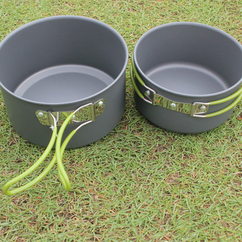 Portable Non-Stick Camping Cookware Set for 2–3