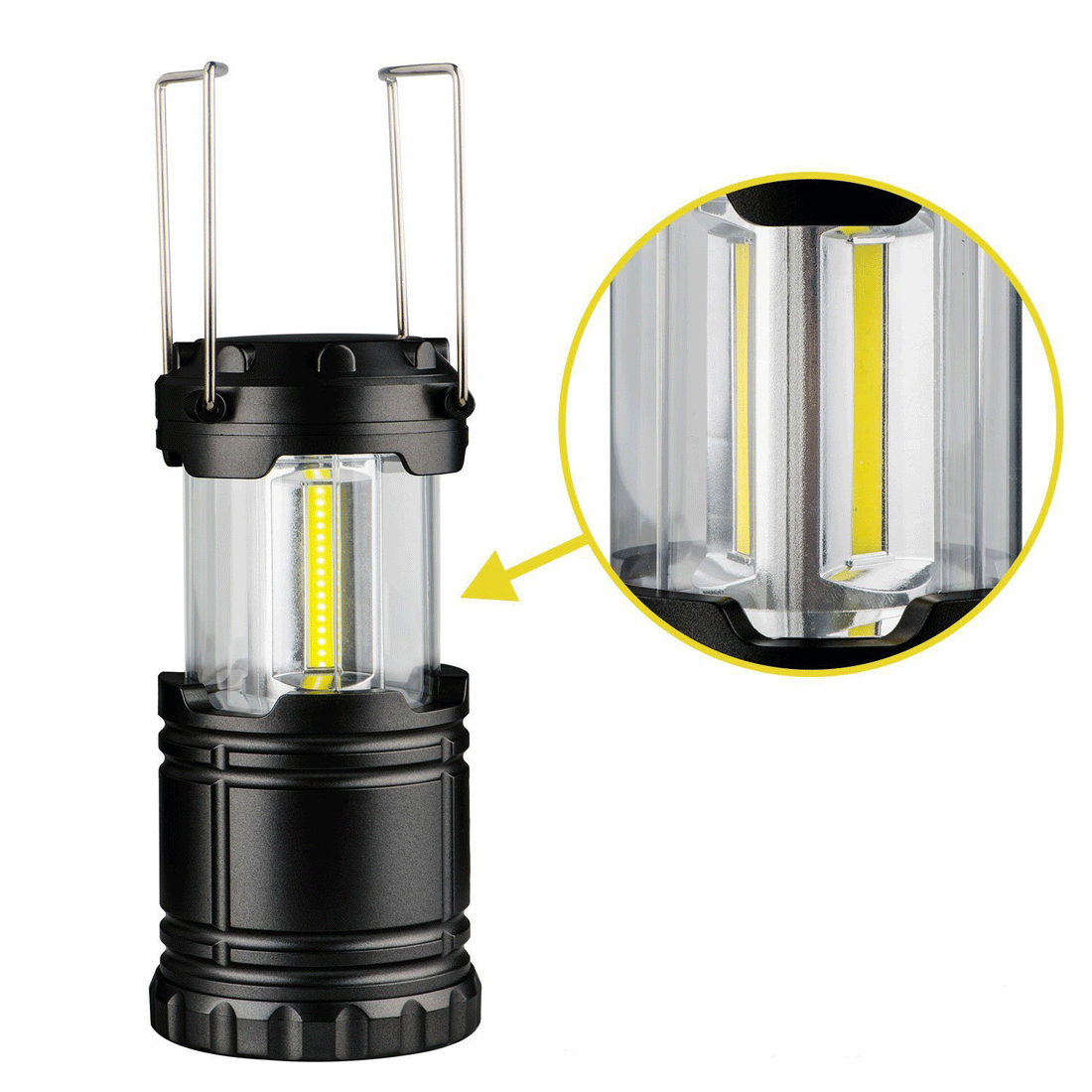 COB LED Telescopic Portable Camping Lantern