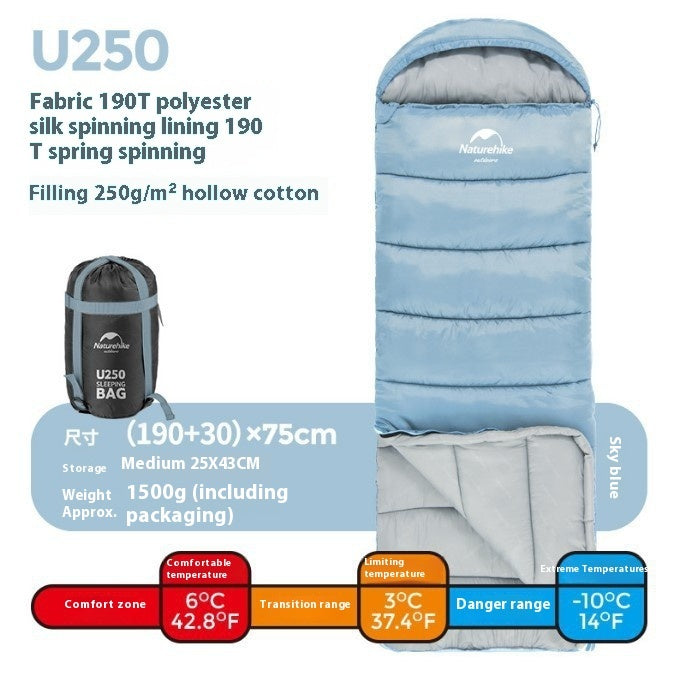 Naturehike Hooded Double Sleeping Bag – Cold-Proof