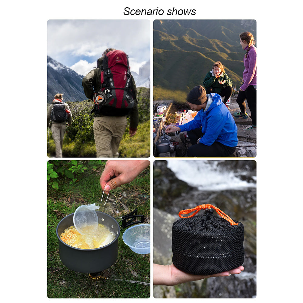 Lightweight Folding Camping Cookware Set