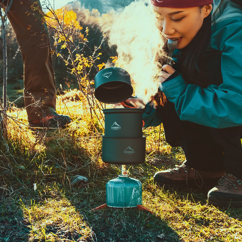 Widesea Outdoor Heat-Collecting Camping Cookware