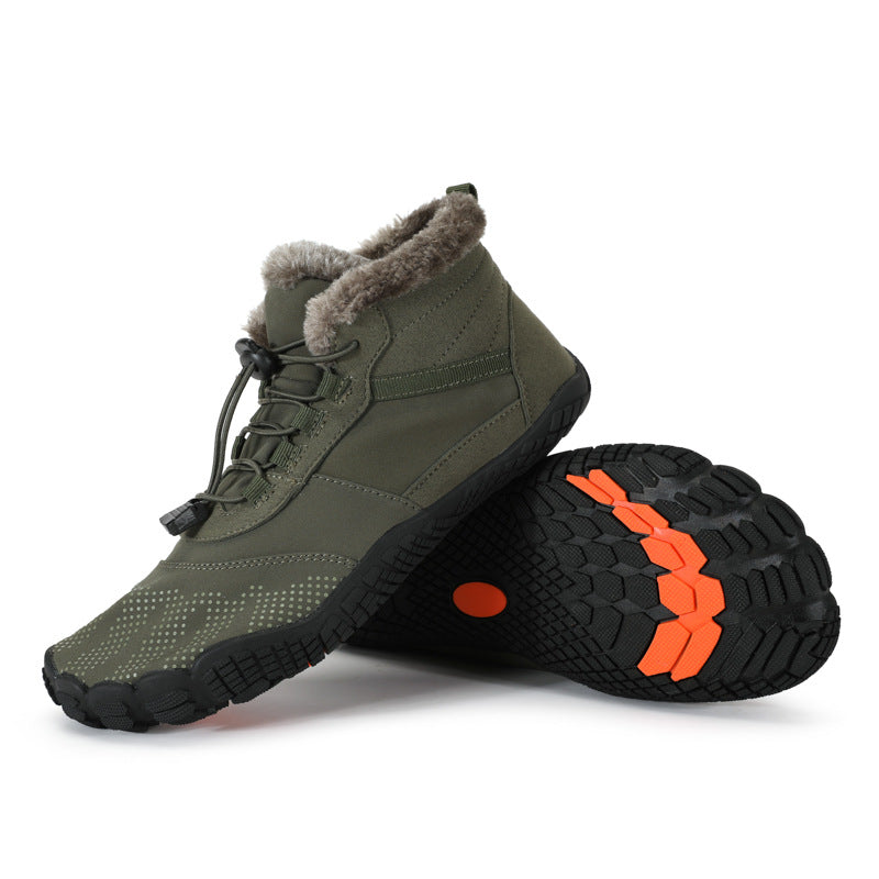 Men’s Winter Waterproof Fleece Hiking Shoes