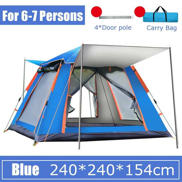 Full-Automatic Outdoor Multi-Person Camping Tent