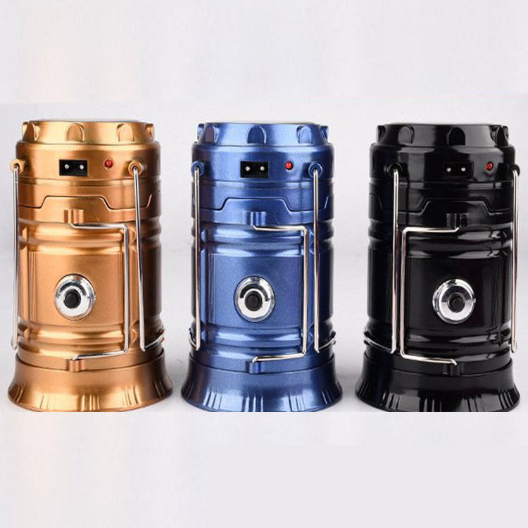 Solar Charging Telescopic Outdoor Camping Lantern
