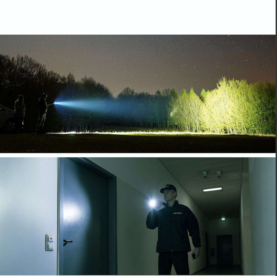 Long-Range Waterproof Camping Flashlight