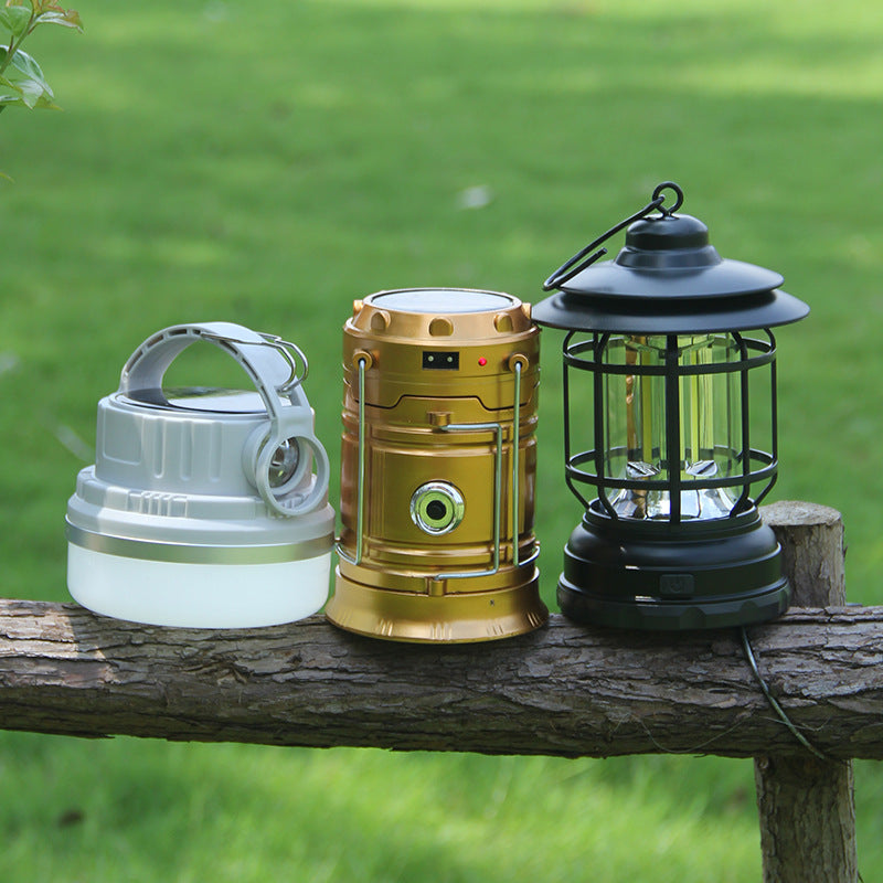 Vintage Rechargeable Outdoor Camping Lantern