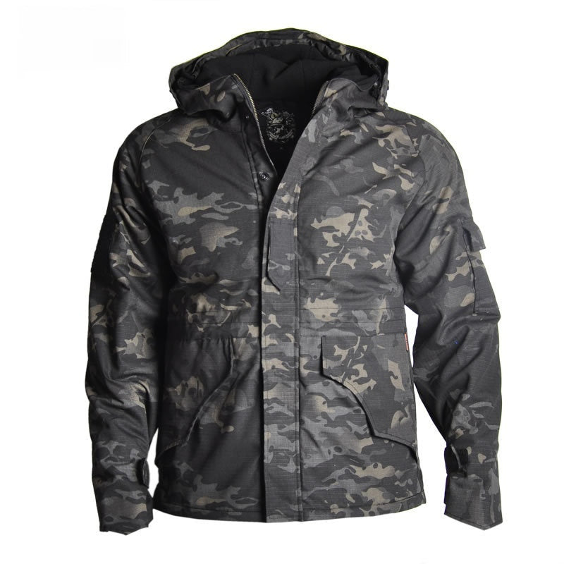 Men’s Tactical Camouflage Windproof Fleece Jacket