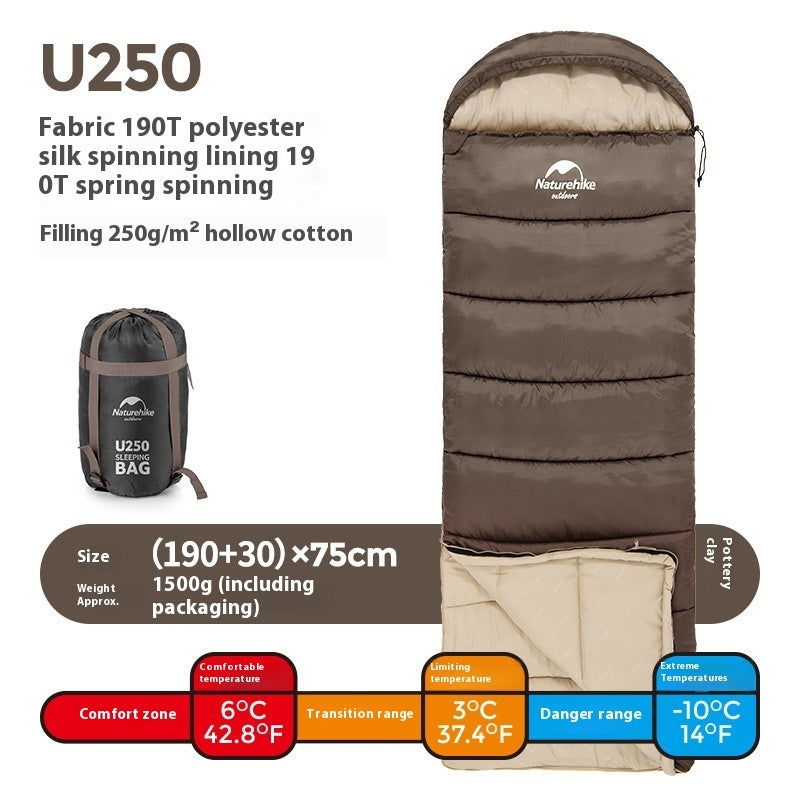 Naturehike Hooded Double Sleeping Bag – Cold-Proof
