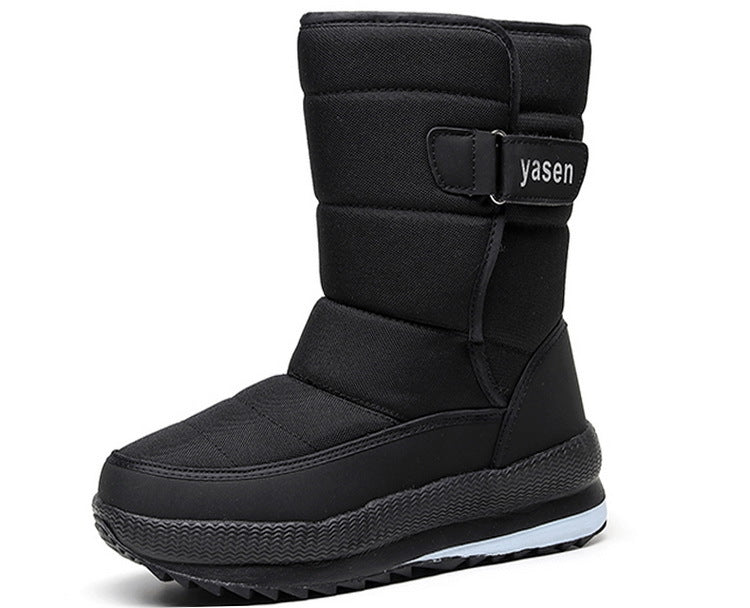 Men’s Waterproof Fleece-Lined Short Snow Boots