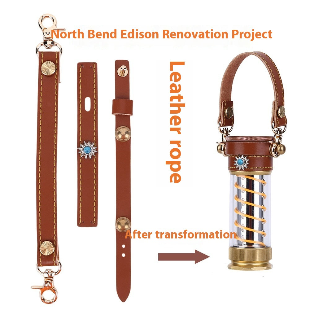 Beibang Edison Camping Lantern 3-Piece Set with Leather Hang Rope