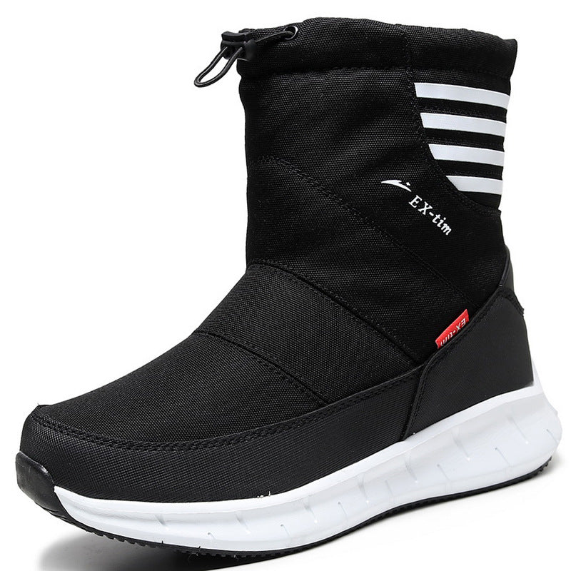 Men’s Waterproof Fleece-Lined Short Snow Boots