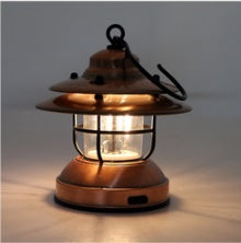 Retro USB Rechargeable Outdoor Camping Lantern L-088