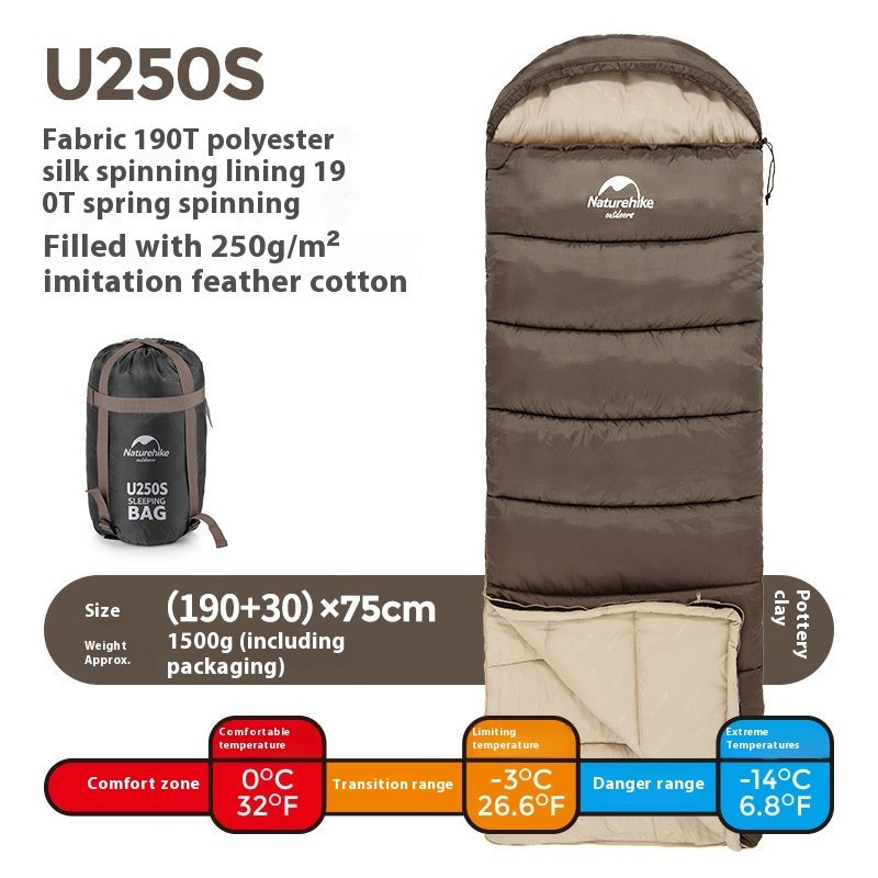 Naturehike Hooded Double Sleeping Bag – Cold-Proof