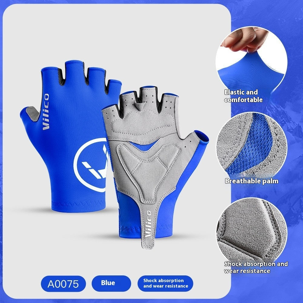 Spring/Summer Mountain Bike Shock-Absorbing Gloves