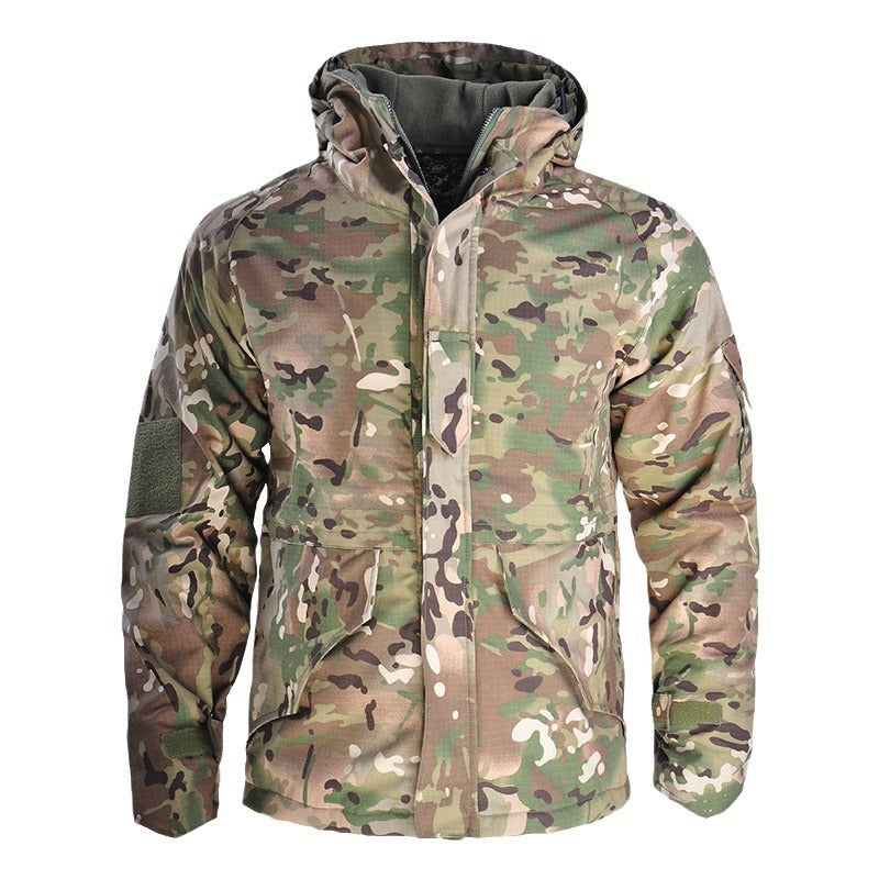 Men’s Tactical Camouflage Windproof Fleece Jacket