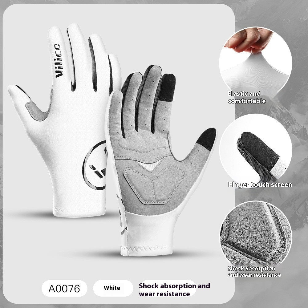 Spring/Summer Mountain Bike Shock-Absorbing Gloves