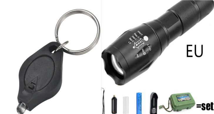 Rechargeable Super-Bright Outdoor Camping Flashlight