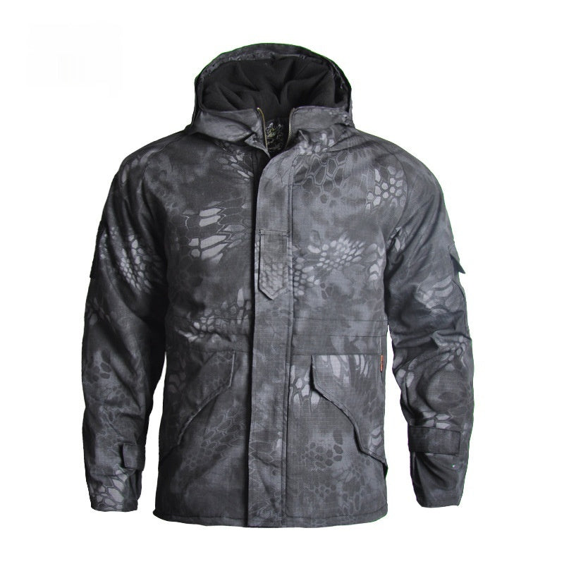 Men’s Tactical Camouflage Windproof Fleece Jacket