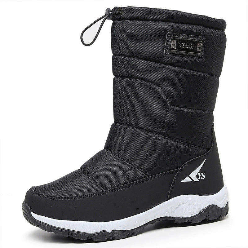 Men’s Waterproof Fleece-Lined Short Snow Boots