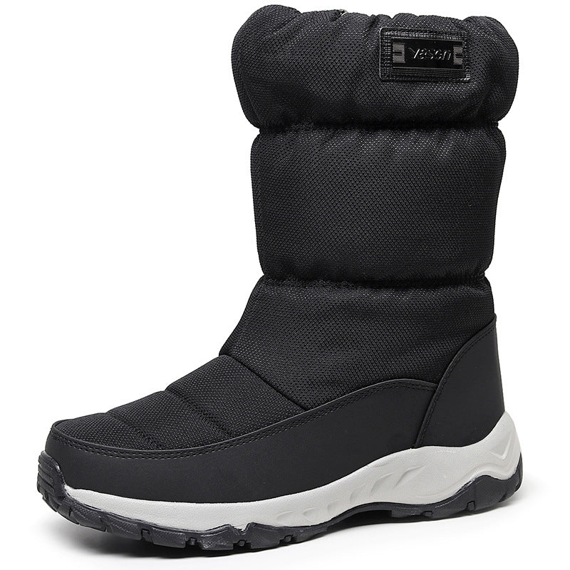 Men’s Waterproof Fleece-Lined Short Snow Boots