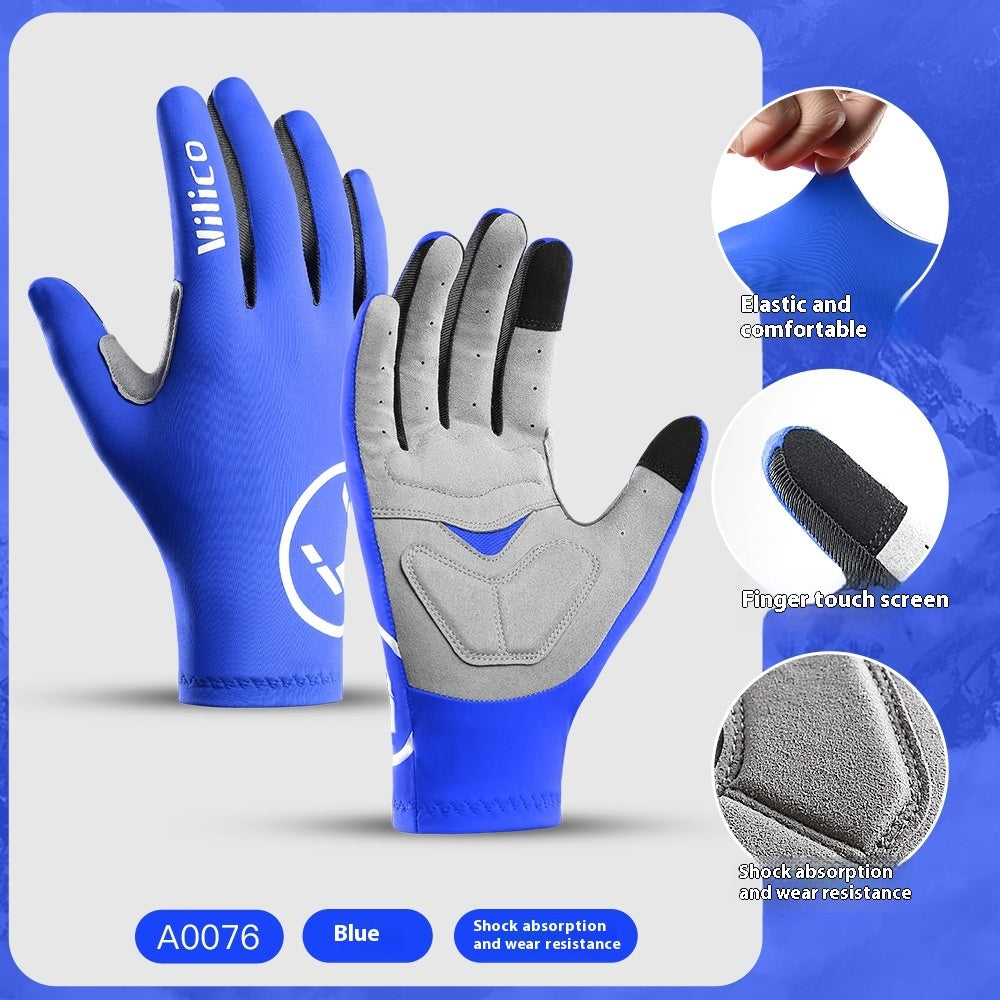 Spring/Summer Mountain Bike Shock-Absorbing Gloves