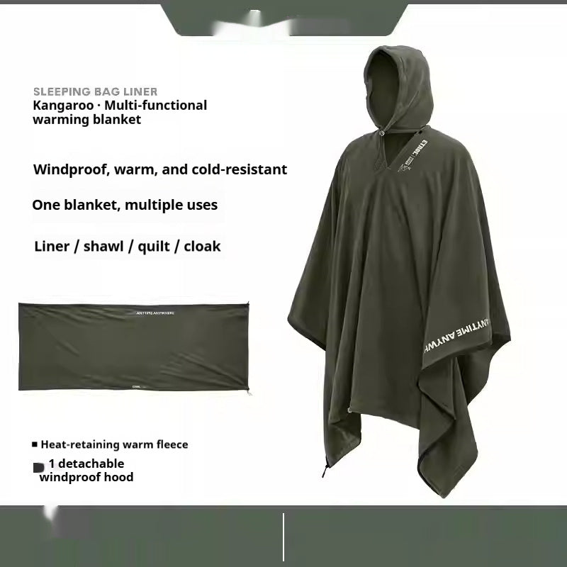 Multifunctional Wearable Thermal Camping Blanket