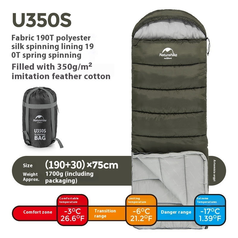 Naturehike Hooded Double Sleeping Bag – Cold-Proof